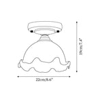 Elano Glass Ceiling Light