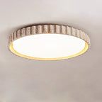 Ornorus Fluted Ring Travertine Ceiling Light