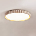 Ornorus Fluted Ring Travertine Ceiling Light