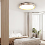 Ornorus Fluted Ring Travertine Ceiling Light