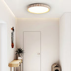Ornorus Fluted Ring Travertine Ceiling Light