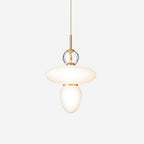 Orbelin Glass and Brass Pendant Lamp