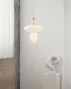 Orbelin Glass and Brass Pendant Lamp