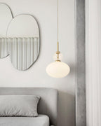 Orbelin Glass and Brass Pendant Lamp