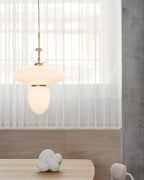 Orbelin Glass and Brass Pendant Lamp