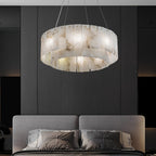 Zelaean Alabaster Round Pendant Light