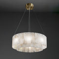 Zelaean Alabaster Round Pendant Light