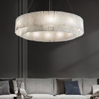 Zelaean Alabaster Round Pendant Light