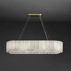Zelaean Alabaster Round Pendant Light