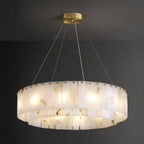 Zelaean Alabaster Round Pendant Light