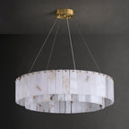 Zelaean Alabaster Round Pendant Light
