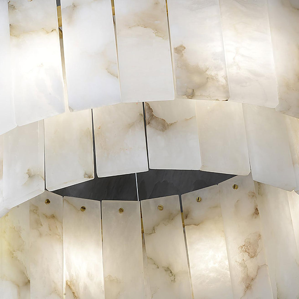 Zelaean Alabaster Round Pendant Light