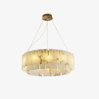 Zelaean Alabaster Round Pendant Light