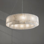 Zelaean Alabaster Round Pendant Light