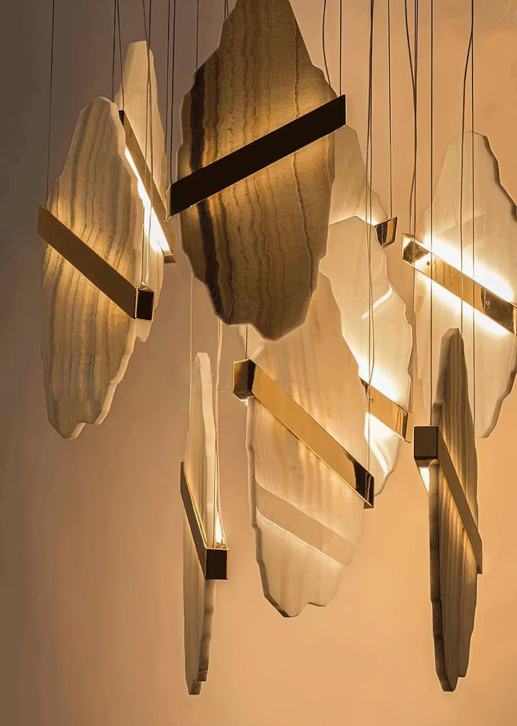 Ollorus Irregular Alabaster Chandelier