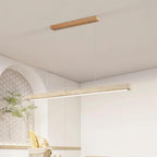 Delya Linear Travertine Pendant Lamp