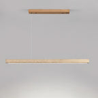 Delya Linear Travertine Pendant Lamp