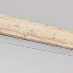 Delya Linear Travertine Pendant Lamp