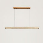 Delya Linear Travertine Pendant Lamp