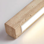 Delya Linear Travertine Pendant Lamp