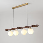 Bivio Wooden Pendant Light