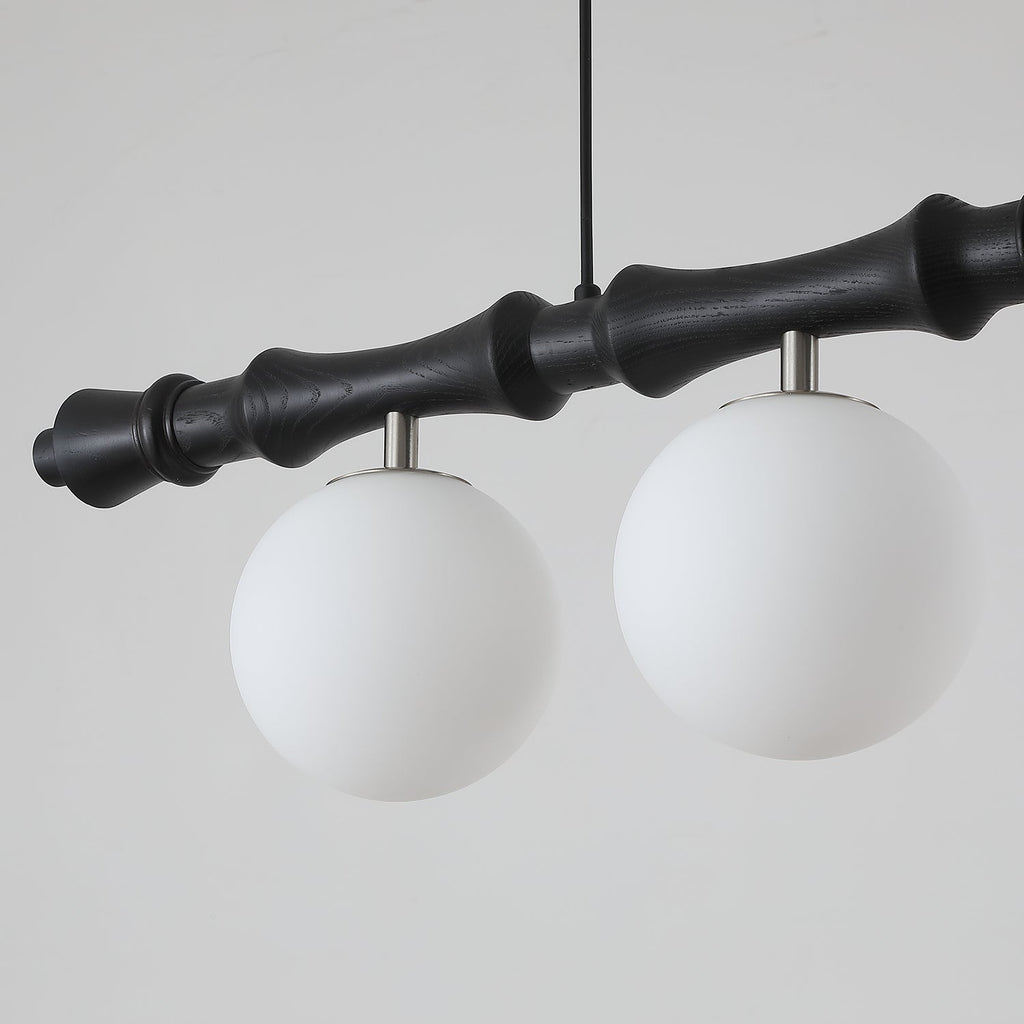 Bivio Wooden Pendant Light