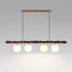 Bivio Wooden Pendant Light