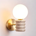 Zevelara Stacked Travertine Wall Light