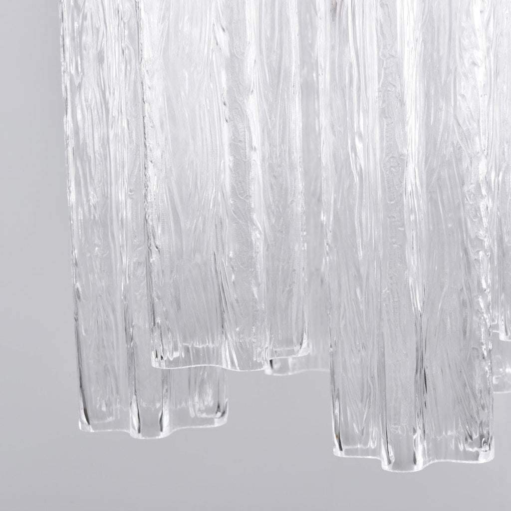 Aurora Chandelier Pink Gradient Murano Glass