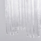 Aurora Chandelier Pink Gradient Murano Glass