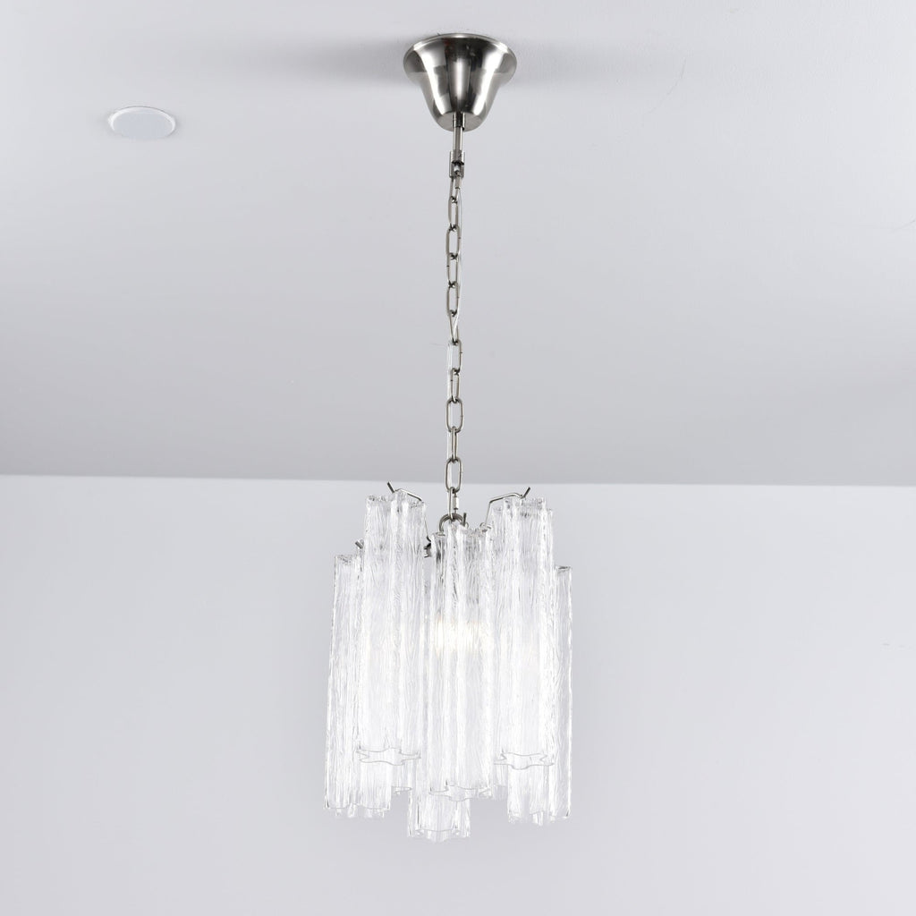 Aurora Chandelier Pink Gradient Murano Glass