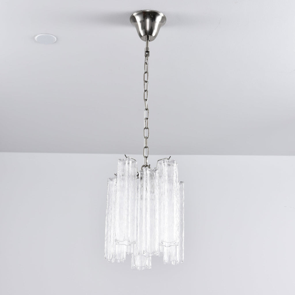 Aurora Chandelier Pink Gradient Murano Glass