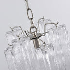 Aurora Chandelier Pink Gradient Murano Glass