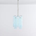 Aurora Chandelier Pink Gradient Murano Glass