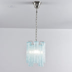 Aurora Chandelier Pink Gradient Murano Glass