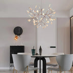 Lior Unique Sputnik Art Deco Firefly Chandelier. Living Room/ Bedroom