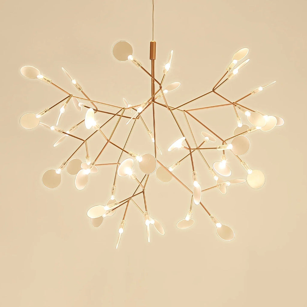 Lior Unique Sputnik Art Deco Firefly Chandelier. Living Room/ Bedroom