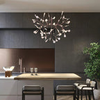 Lior Unique Sputnik Art Deco Firefly Chandelier. Living Room/ Bedroom