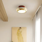 June Retro Glass Flush Mount Ceiling Light - product image 5