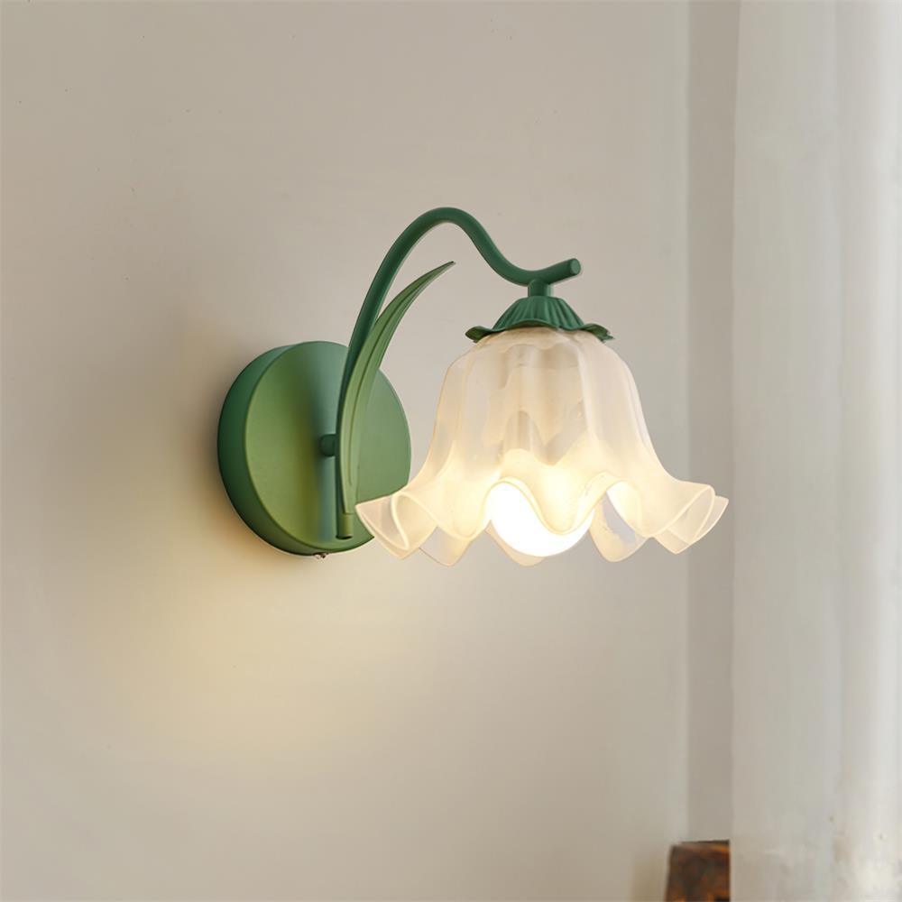 Wall Lamp Botanical Whimsy Green Stem