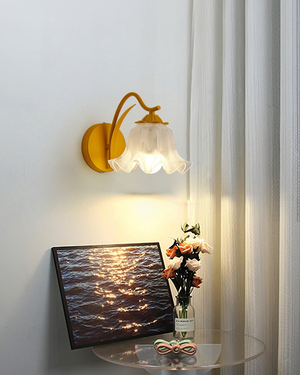 Wall Lamp Botanical Whimsy Green Stem