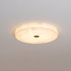 Delya Round Alabaster Ceiling Lamp