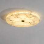 Delya Round Alabaster Ceiling Lamp