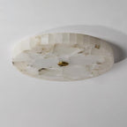 Delya Round Alabaster Ceiling Lamp