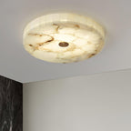 Delya Round Alabaster Ceiling Lamp