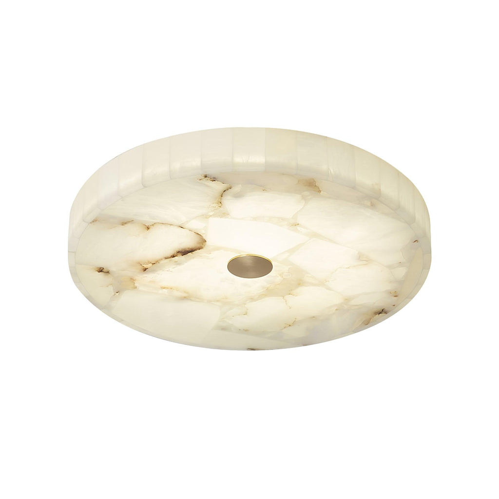 Delya Round Alabaster Ceiling Lamp
