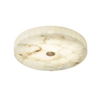 Delya Round Alabaster Ceiling Lamp