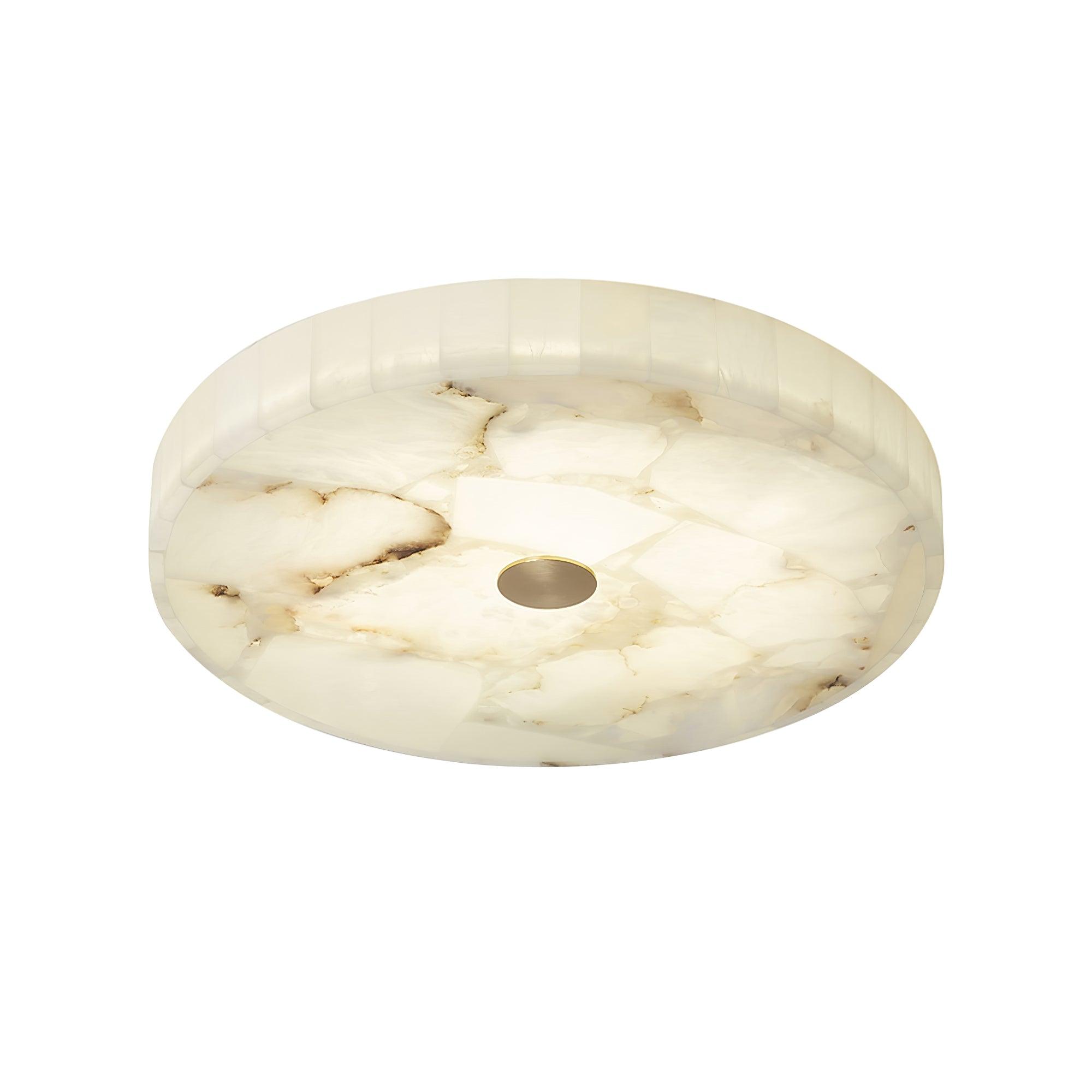 Delya Round Alabaster Ceiling Lamp