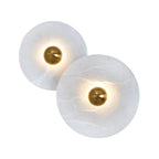 Kristy Alabaster Combination Wall Lamp