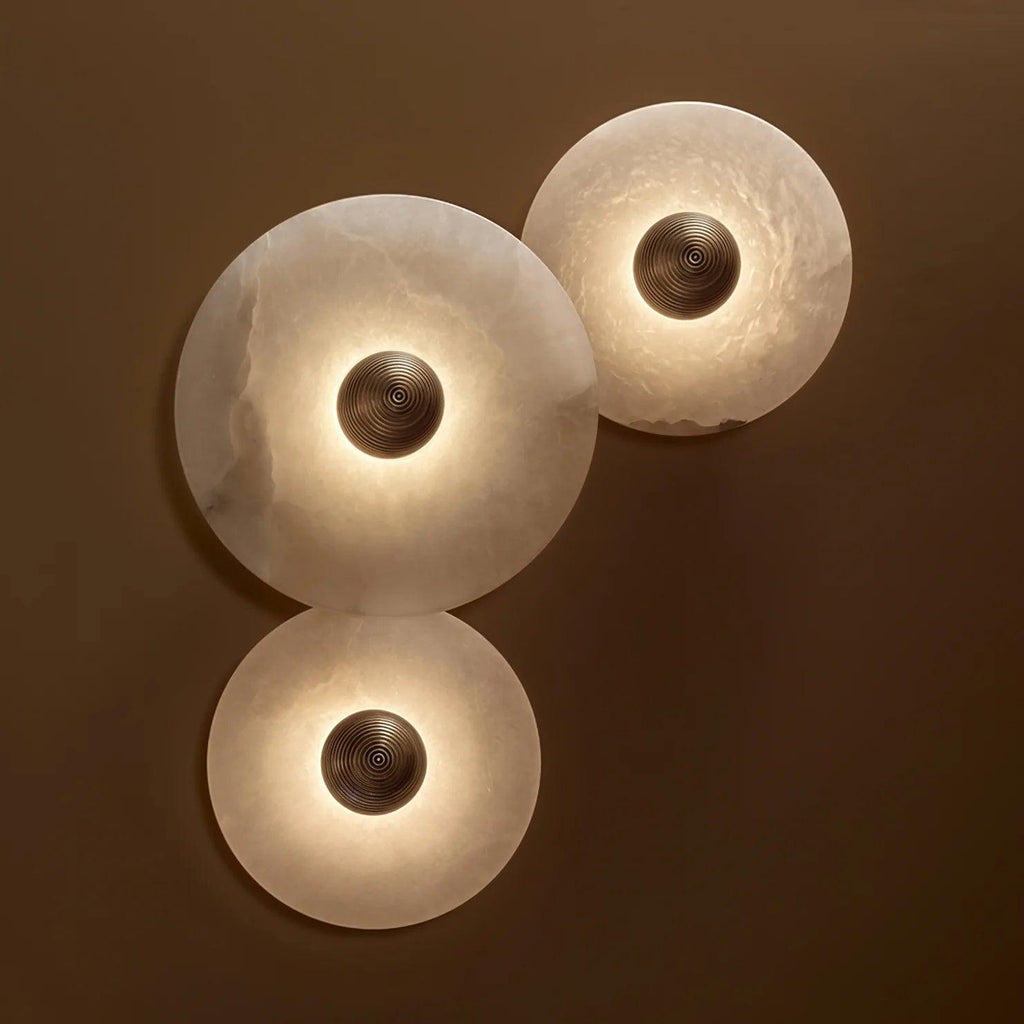 Kristy Alabaster Combination Wall Lamp